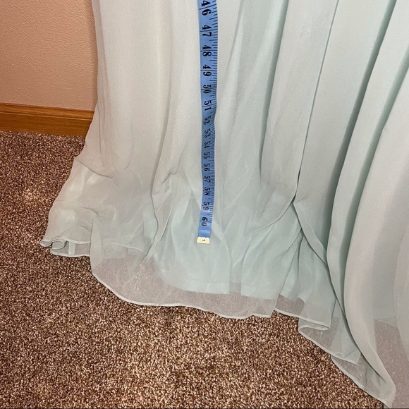 Bill Levkoff Mint Green Maxi Dress - Picture 12 of 16